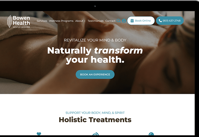 Bowen Health website preview