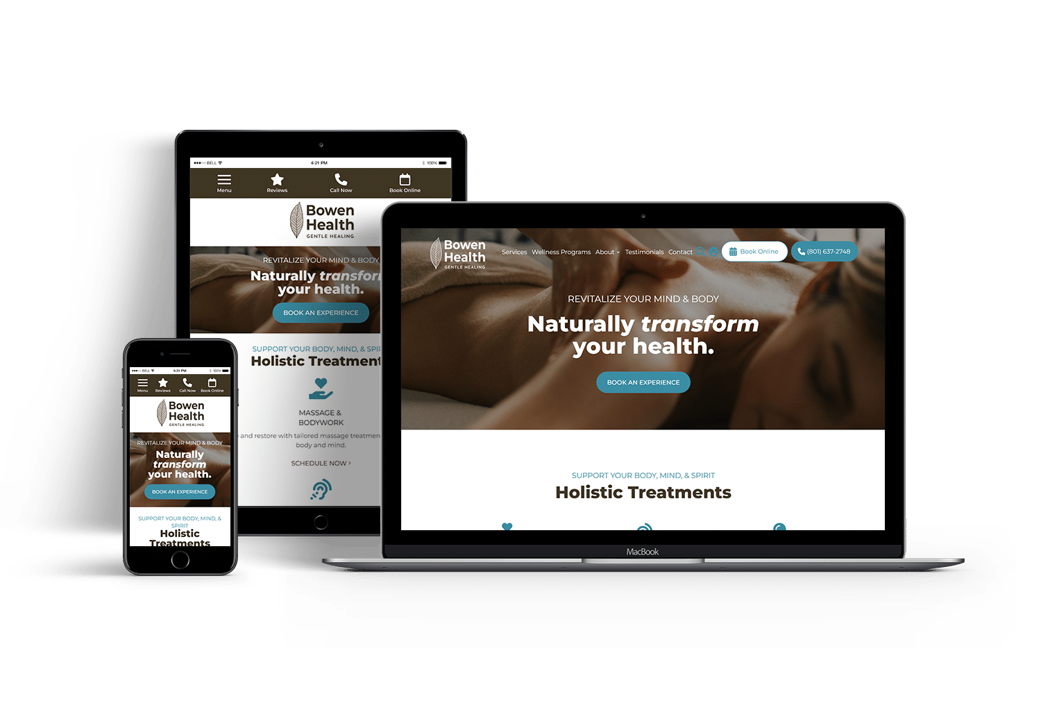 Bowen Health website design