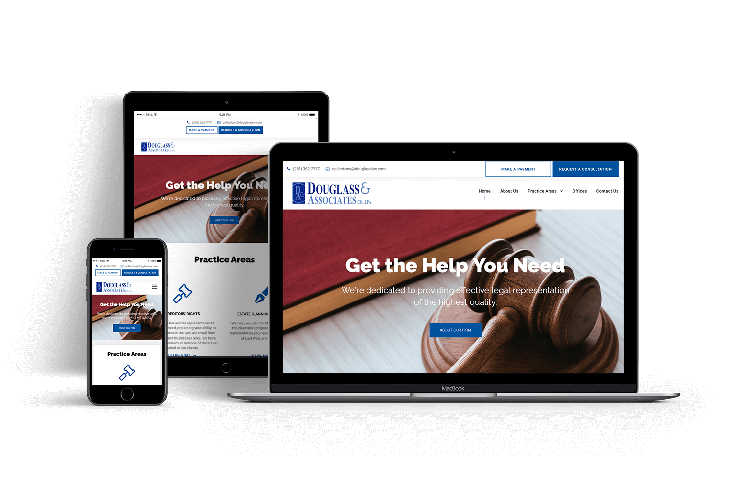 Douglass & Associates website design