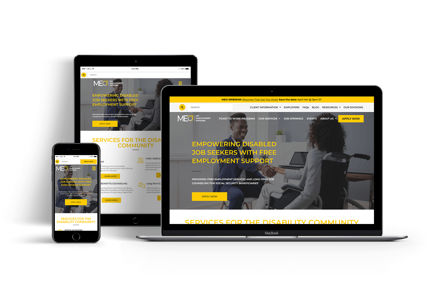 MEO website design